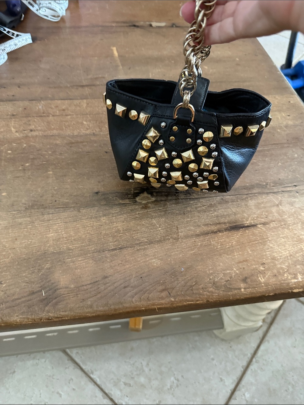 Versace for HM small studded bag